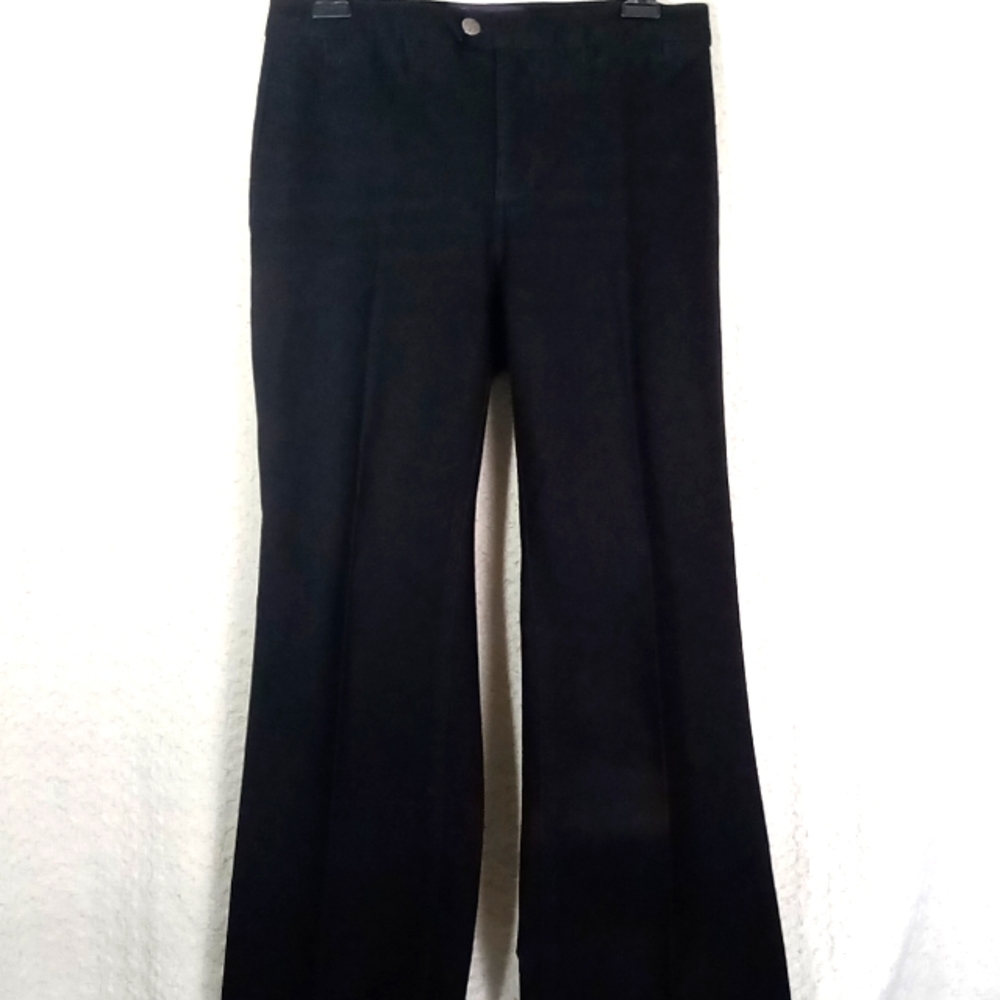 NYDJ Ponte Black Trousers Pants Career Casual 4P
